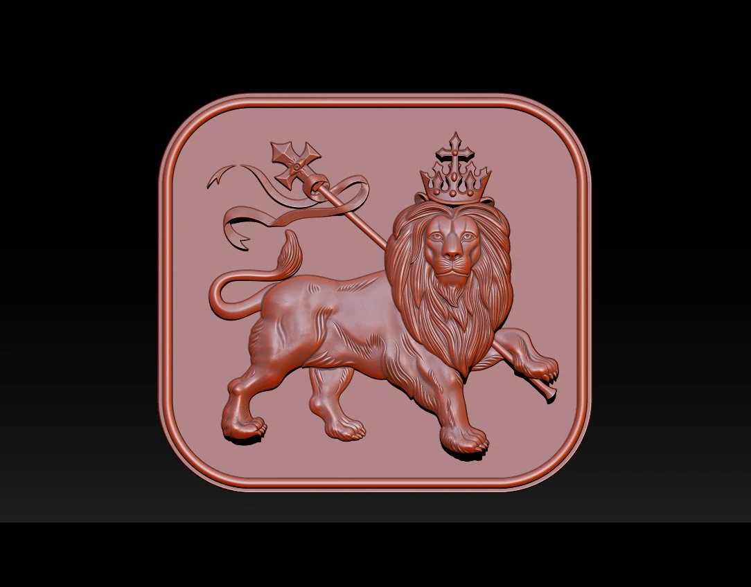 lion pendant 3D Print Model .c4d .max .obj .3ds .fbx .stl .blend 