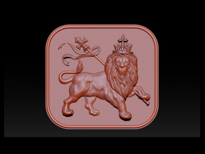 lion pendant 3D Print Model