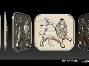 lion pendant 3D Принт Модель