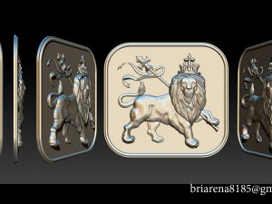 lion pendant 3D Print Model