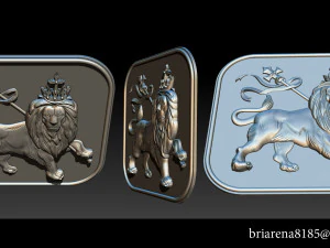 lion pendant 3D Print Model