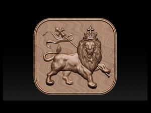 lion pendant 3D Принт Модель
