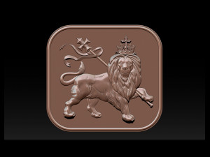 lion pendant 3D Принт Модель