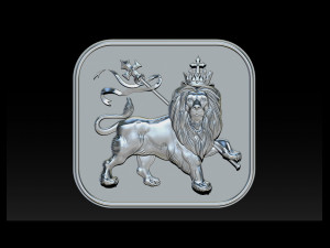 lion pendant 3D Принт Модель