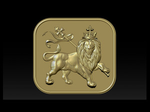 lion pendant 3D Принт Модель