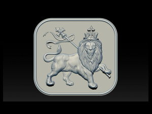 lion pendant 3D Принт Модель