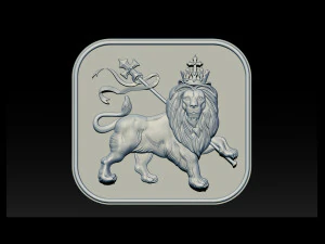 lion pendant 3D Print Model