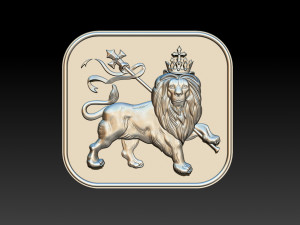 lion pendant 3D Принт Модель