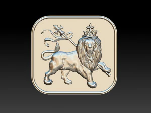 lion pendant 3D Print Model