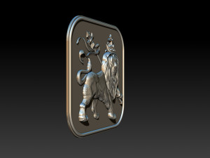 lion pendant 3D Принт Модель