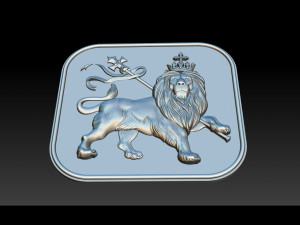 lion pendant 3D Принт Модель
