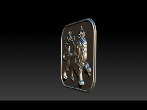 lion pendant 3D Принт Модель