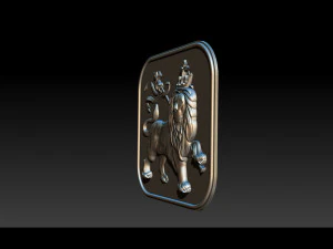 lion pendant 3D Print Model