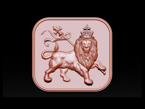 lion pendant 3D Принт Модель