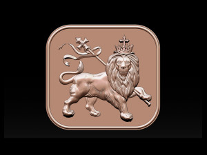 lion pendant 3D Принт Модель