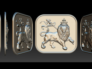 lion pendant 3D Принт Модель