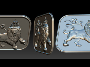 lion pendant 3D Принт Модель