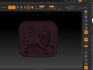lion pendant 3D Print Model