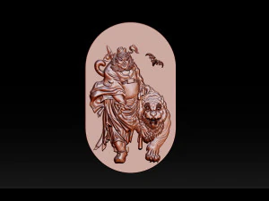 Zhong Kui mitologia azjatycka Model do druku 3D