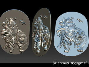 zhong kui asian mythology 3D Print Model