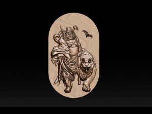 zhong kui asian mythology 3D प्रिंट मॉडल