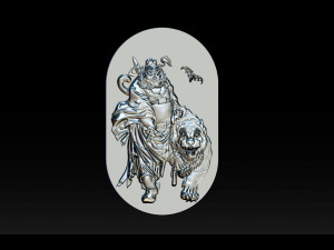 zhong kui asian mythology 3D प्रिंट मॉडल