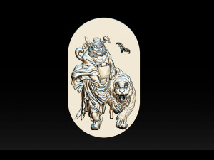 zhong kui asian mythology 3D प्रिंट मॉडल