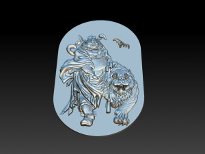 zhong kui asian mythology 3D प्रिंट मॉडल