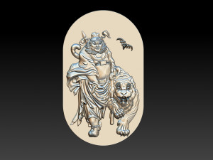 zhong kui asian mythology 3D प्रिंट मॉडल