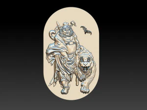 zhong kui asian mythology 3D Print Model