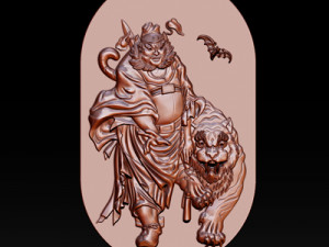 zhong kui asian mythology 3D प्रिंट मॉडल