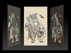 zhong kui asian mythology 3D प्रिंट मॉडल