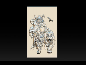 zhong kui asian mythology 3D प्रिंट मॉडल