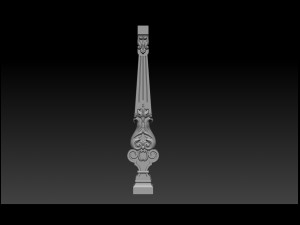 carved decor for stairs Model Cetak 3D