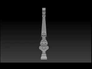 carved decor for stairs 3D Print Model