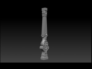 carved decor for stairs Model Cetak 3D