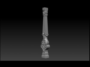 carved decor for stairs Model Cetak 3D