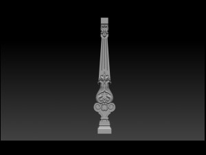 carved decor for stairs Model Cetak 3D