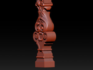 carved decor for stairs Model Cetak 3D