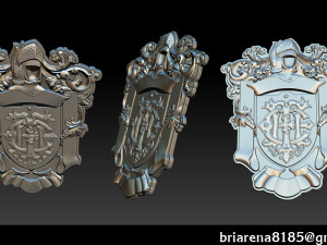 classical nameplate frame 3D-Druckmodell
