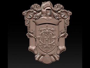 classical nameplate frame 3D-Druckmodell