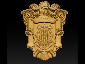 classical nameplate frame 3D-Druckmodell