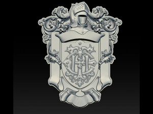classical nameplate frame 3D-Druckmodell