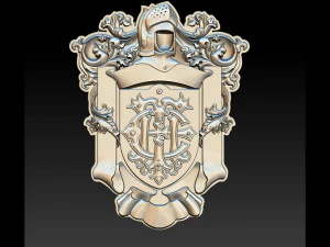 classical nameplate frame 3D Print Model