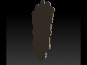classical nameplate frame 3D-Druckmodell
