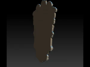 classical nameplate frame 3D Print Model