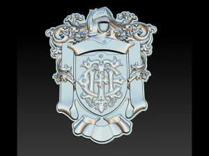classical nameplate frame 3D Print Model