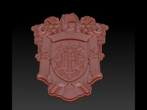 classical nameplate frame 3D Print Model