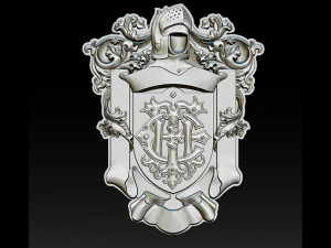 classical nameplate frame 3D Print Model