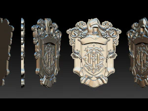 classical nameplate frame 3D Print Model